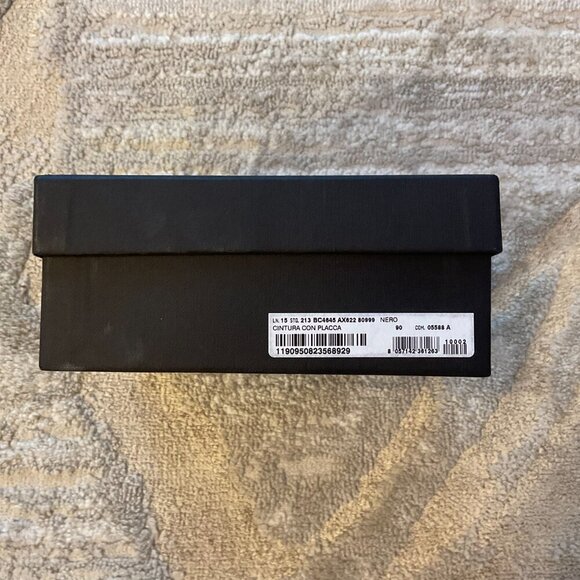 Dolce & Gabbana Black Leather Belt Kids - Picture 4 of 5